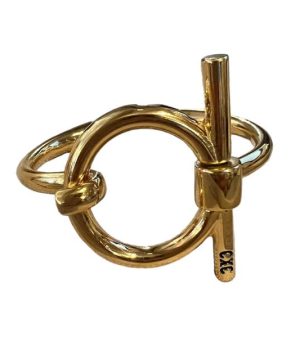 Gold Plated Hook and Eye Bracelet M